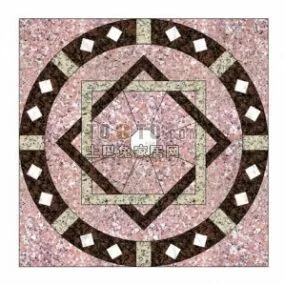 Collage Tile Floor 3d model
