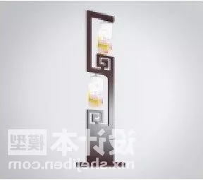 Chinese Oriental Lantern 3d model