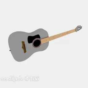 Lowpoly Acoustic Guitar 3d model