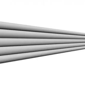 Gypsum Line Molding Component 3d model