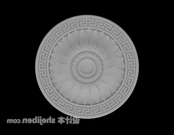 Gypsum Ceiling Plaster 3d model Gypsum Ceiling Plaster 3d model