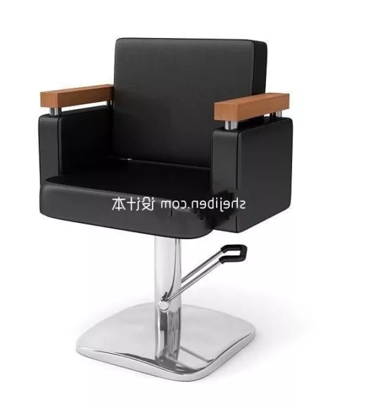 Cube Armchair Upholstered Leather 3d model