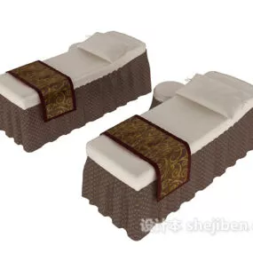 Hair Salon Bed Furniture 3d model