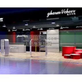 Hall Exhibition Interior 3d model