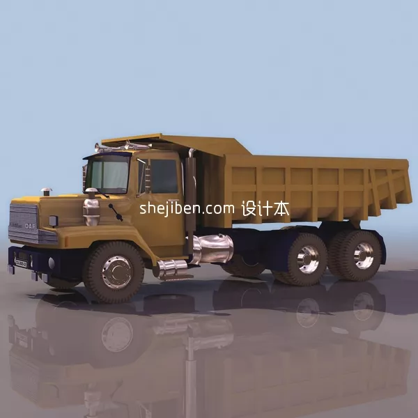 City Box Truck 3d model