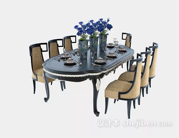 Pentagon Table 3d model