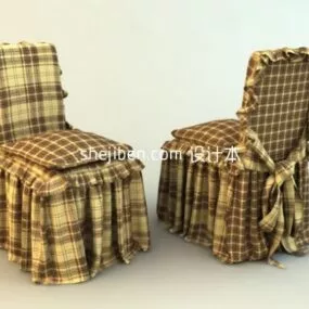 Cloth Cover Chair 3d model