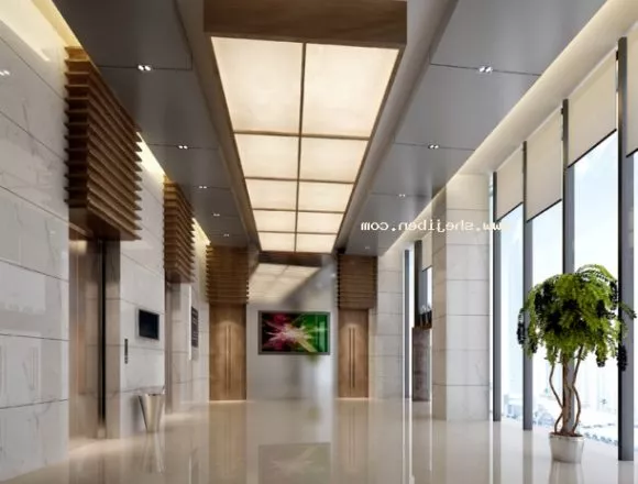 Home Elevator Hall Interior Scene 3d model Home Elevator Hall Interior Scene 3d model
