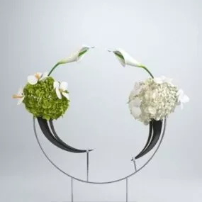 Tableware Plant Stand Decoration 3d model