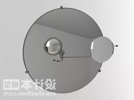 Rectangular Mirror On Wall 3d model