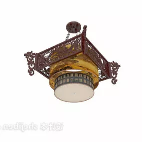 Hotel Chandelier Chinese Lighting Fixtures 3d model