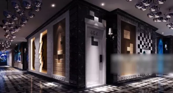 Corridor Hall Interior 3d model