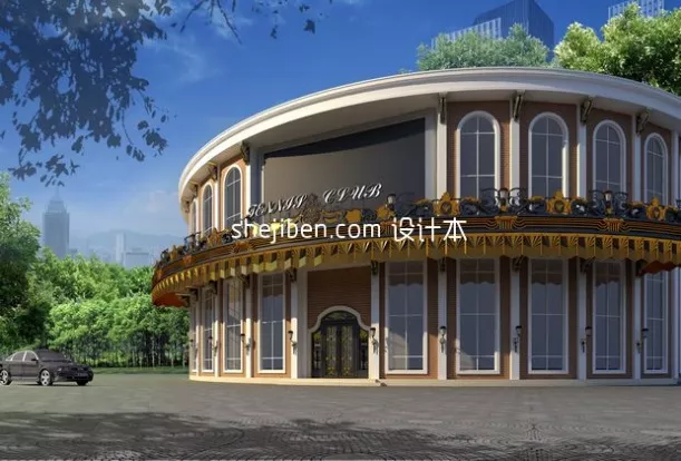 Wood Treehouse Building 3d model