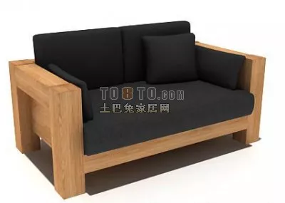 Sofa Gentry Two Seats 3d model
