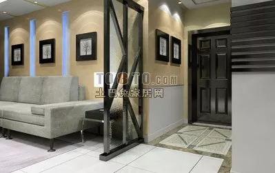 Apartment Entrance Space 3d model Apartment Entrance Space 3d model