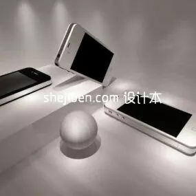 Iphone 4s Phone 3d model