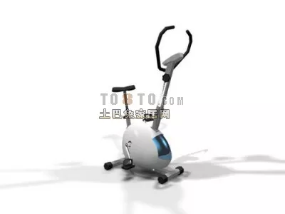 Barbell Equipment With Holder 3d model