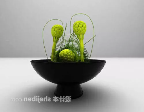 Kitchen Jar Pot Dark Brass 3d model