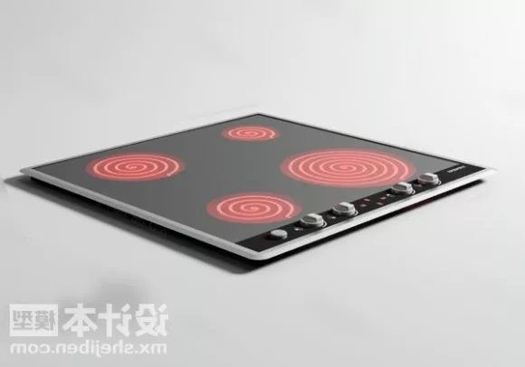 Induction Cooking 3d model Induction Cooking 3d model