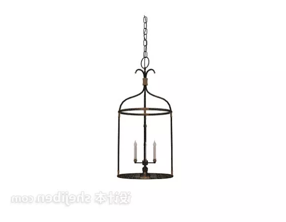 Vertical Steel Cage 3d model