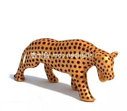 Leopard Sculpture 3d model Leopard Sculpture 3d model