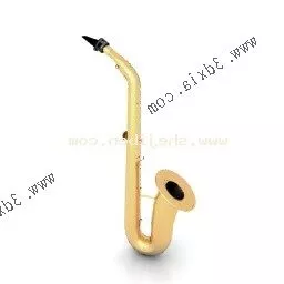 Lowpoly Soprano Cornet 3d model