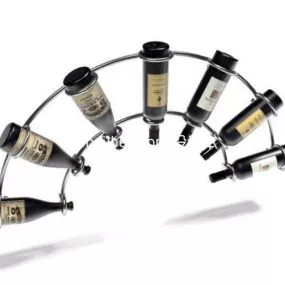 Wine Rack Curved Shape 3d model