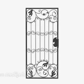 Iron Gate Floral Pattern 3d model
