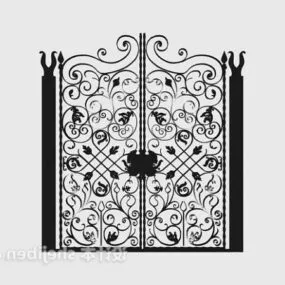 Wrought Iron Carving Pattern 3d model