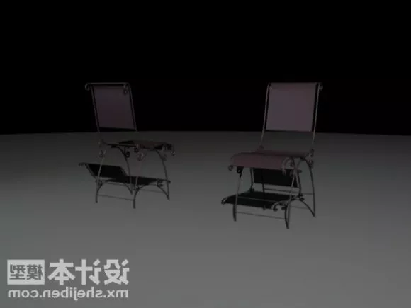 Iron Chair Classic Design 3d model Iron Chair Classic Design 3d model