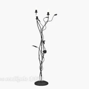 Iron Tree Floor Lamp 3d model