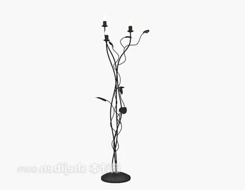 Iron Tree Floor Lamp 3d model Iron Tree Floor Lamp 3d model