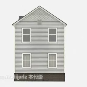 Vintage European Villa 3d model
