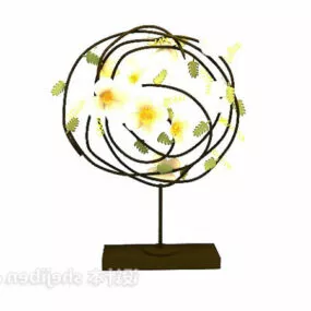 Tableware Circle Artwork Sculpture 3d model