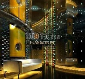 Karaoke Inner Interior 3d model