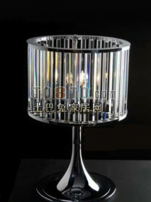 Glass Cylinder Table Lamp 3d model