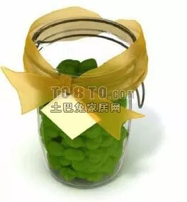 Kitchenware Glass Bottle Tableware 3d model