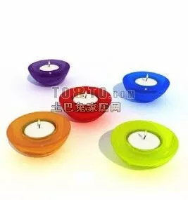 Kitchenware Candle Vase 3d model