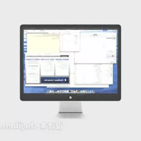 Apple Lcd Cinema 3d model
