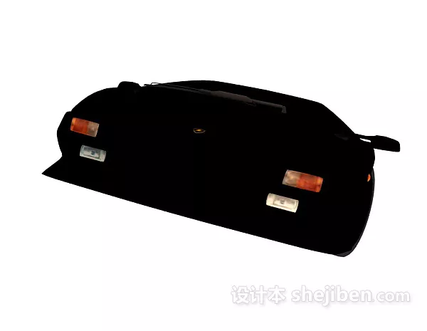 Cartoon Pony Car 3d model