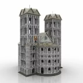 Medieval Castle Ancient Building 3d model