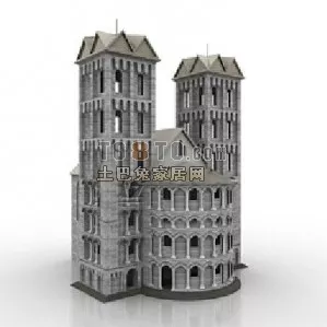 Silo Building 3d model