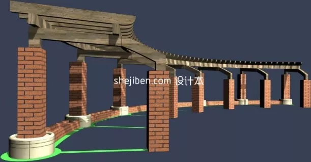 Office Rack Shelf, Antique Shelf 3d model
