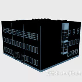 Apartment Warehouse Building 3d model