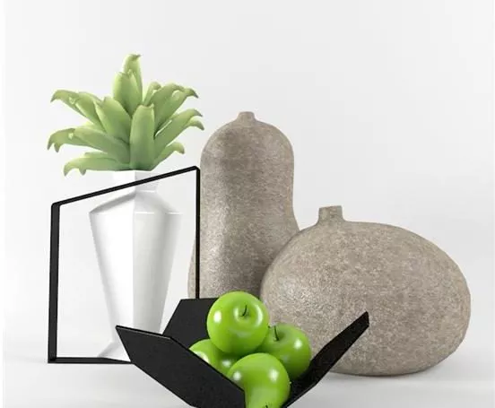 Vase Multiple Storey Decoration 3d model
