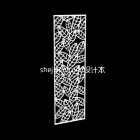 Leaf Shaped Partition Divider 3d model