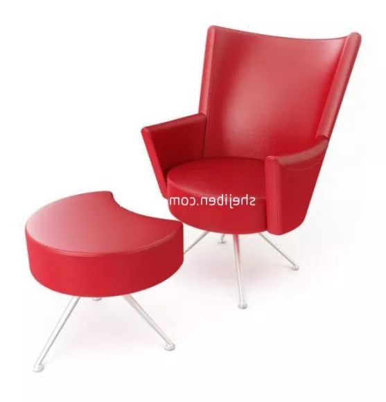 Leather Sofa Lazy Leather Finished 3d model Leather Sofa Lazy Leather Finished 3d model