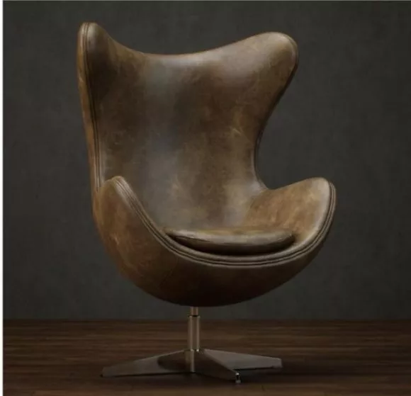 Egg Chair Leather Finish 3d model Egg Chair Leather Finish 3d model