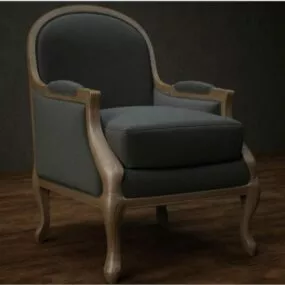 Living Room Sofa Antique Style 3d model