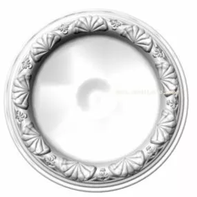 Circle Ceiling Plaster 3d model
